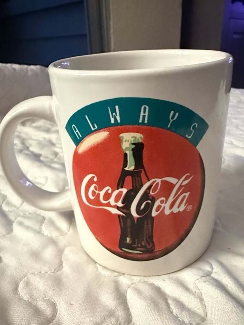 Coca-Cola Always Coffee Mug Gibson 2003 Ceramic